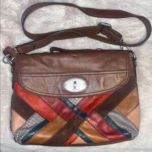 Fossil Women's Leather Crossbody Bag